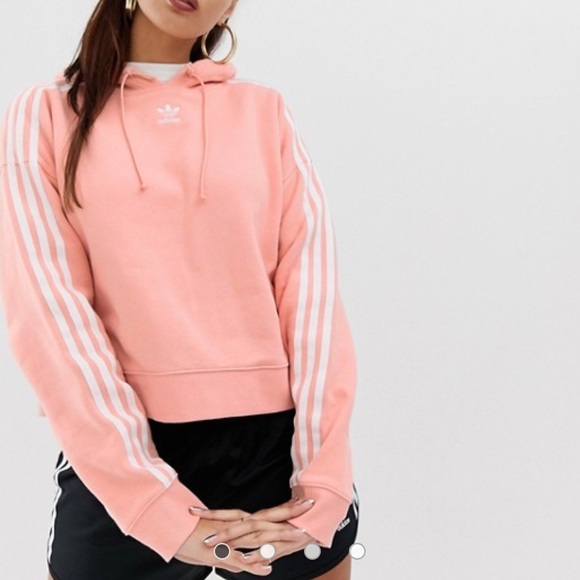 adidas originals adicolor cropped hoodie